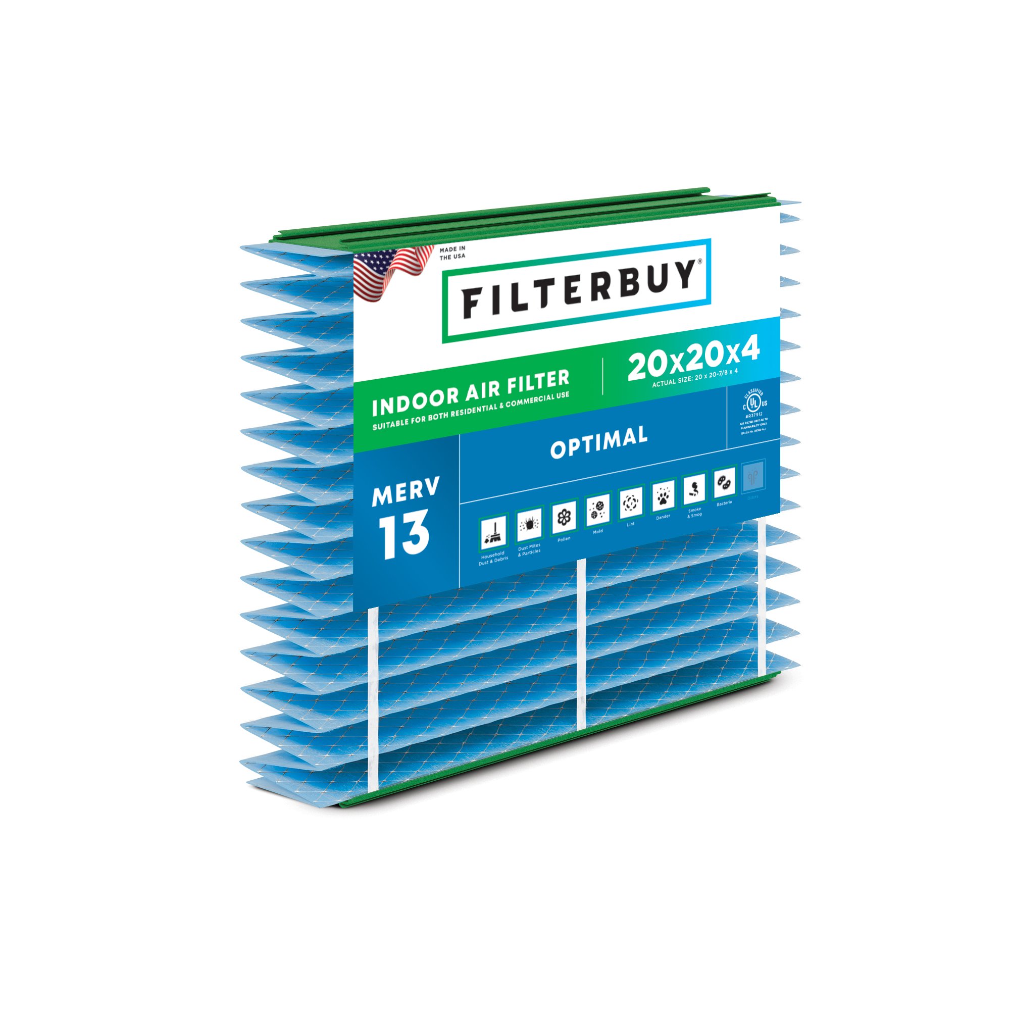 20x20x4 Aprilaire Accordion Filter MERV 13